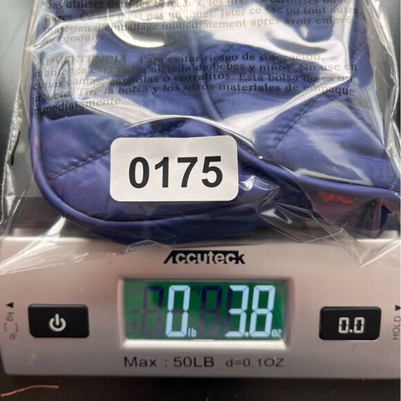 Vera Bradley Quilted Puffy Blue Wallet Wristlet Mini Bag Preppy Twee - Picture 5 of 5